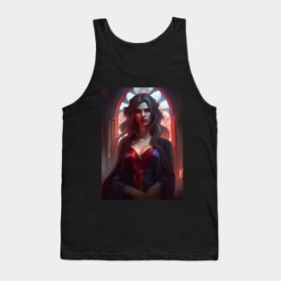 Beautiful Vampire Lady Tank Top